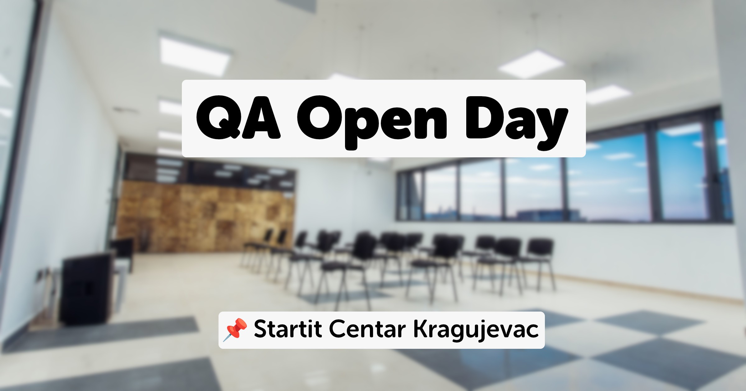 QA Open Day 9. septembra u Startit Centru Kragujevac