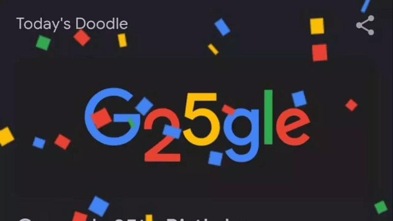 Google slavi svoj 25. rođendan