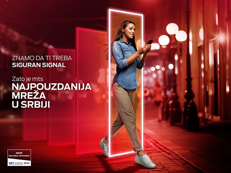 mts je najpouzdanija mobilna mreža u Srbiji