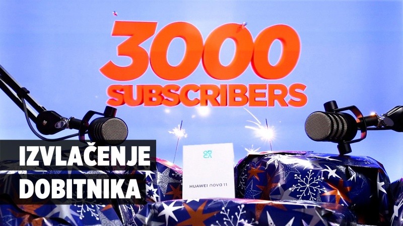 Izvučeni dobitnici Giveaway-a za 3K pretplatnika na YouTube-u!