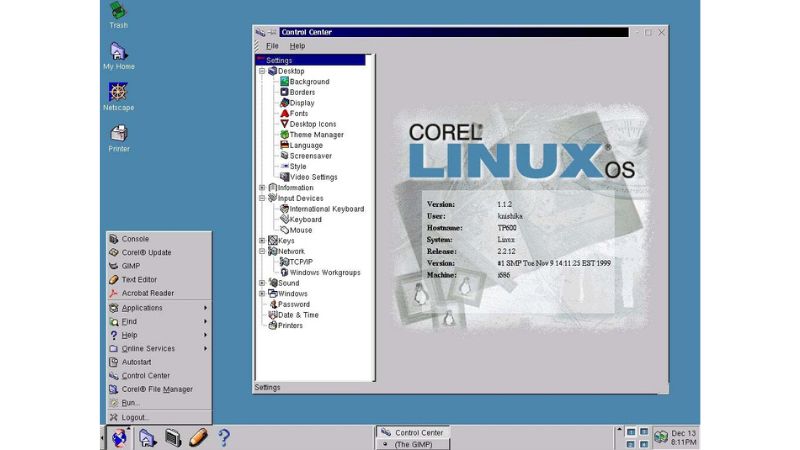 Brz pogled unazad na Corel Linux OS