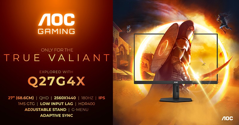 AGON by AOC – elegantna G4 serija dodaje QHD model