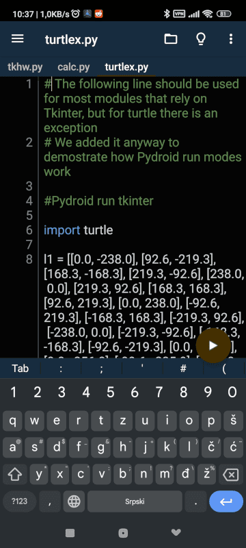 PyDroid 3