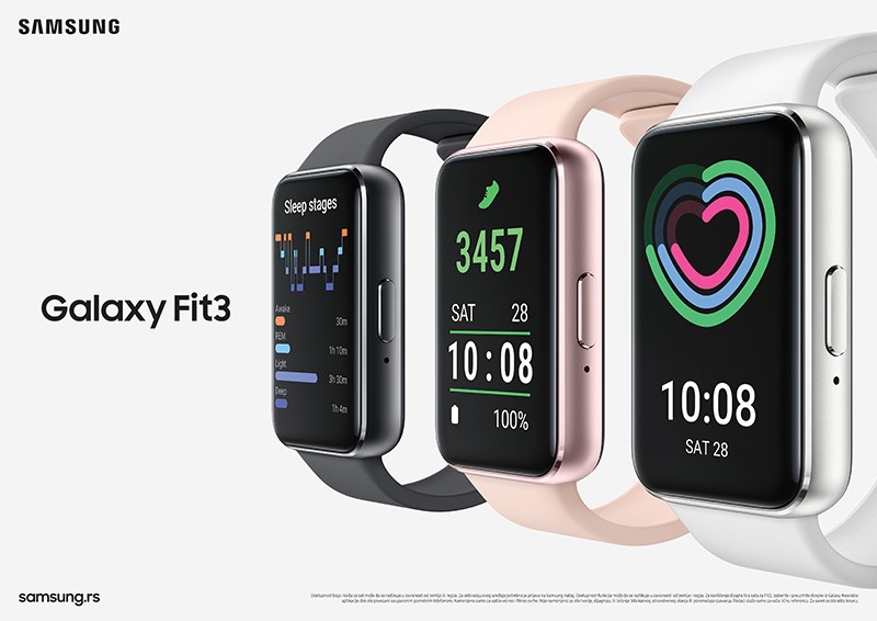 Samsung predstavlja novu i poboljšanu fitness narukvicu, Samsung Galaxy Fit3