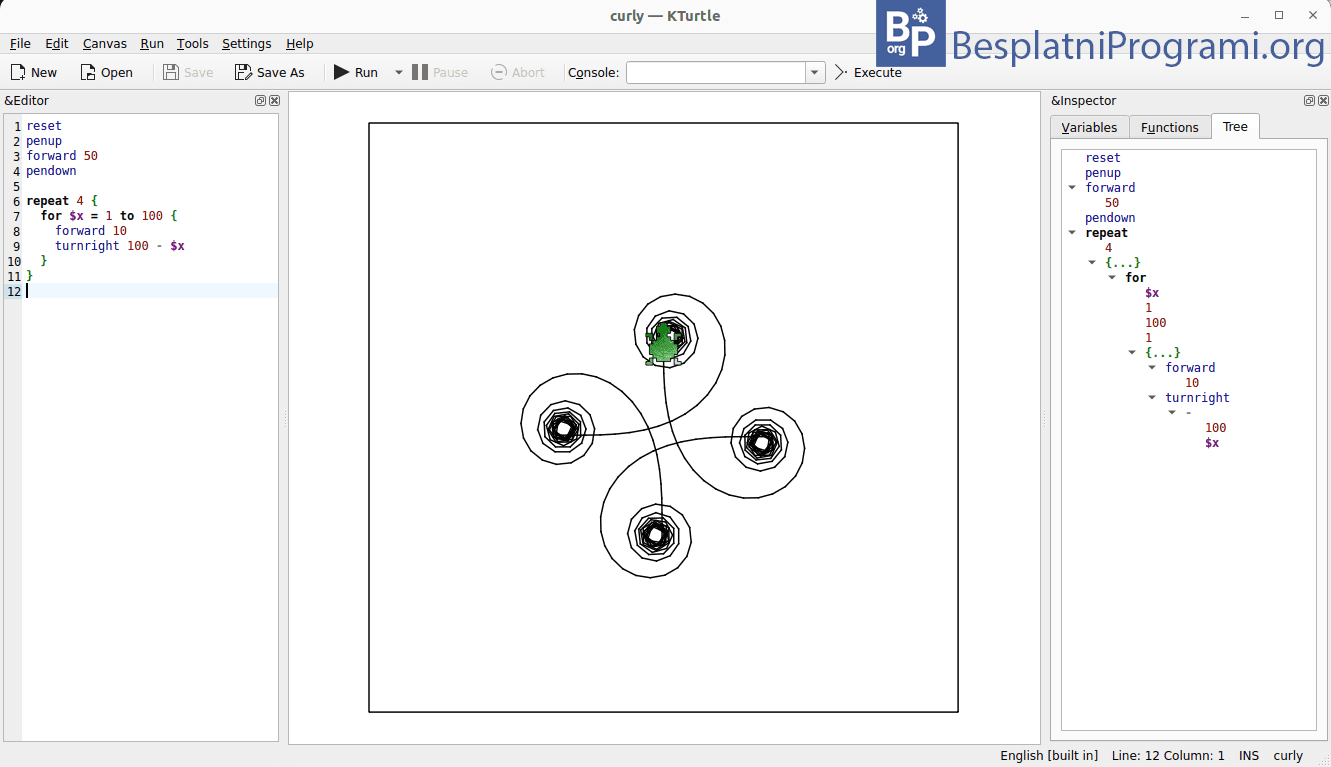 KTurtle – programiranje za decu