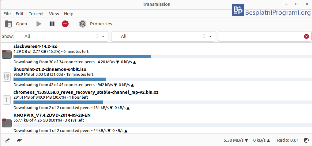 Transmission – stari dobri torrent klijent