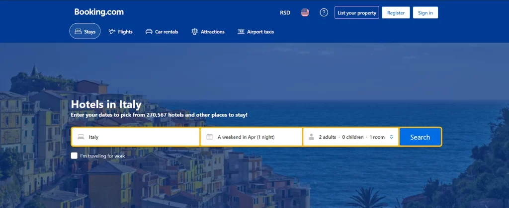 Booking.com za vikend u Italiji možda postane prošlost – regulatori upliću prste