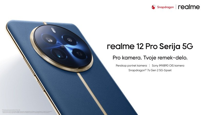 Stigla je realme 12 Pro serija 5G sa jedinom periskopskom telefoto kamerom u segmentu, uz atraktivnu cenu za prve kupce