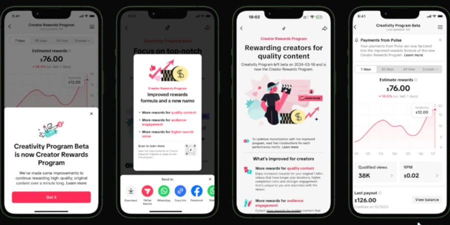 TikTok pokreće novi program nagrađivanja kreatora