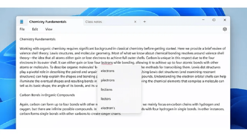 Notepad za Windows 11 donosi proveru pravopisa