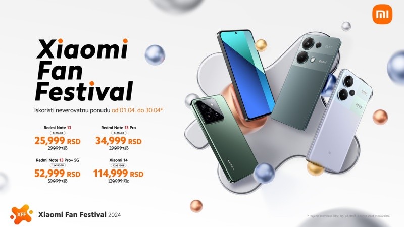 Xiaomi Fan Festival 2024 donosi sjajne popuste