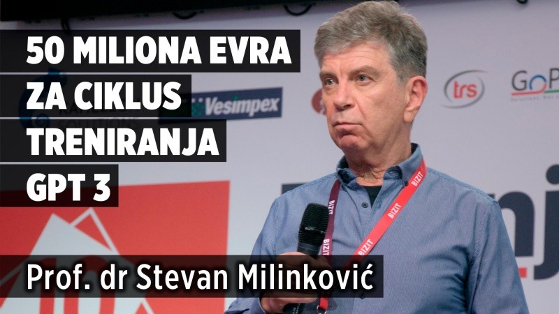 PC Press video: 50 miliona evra za ciklus treniranja ChatGPT3 | Prof. dr Stevan Milinković