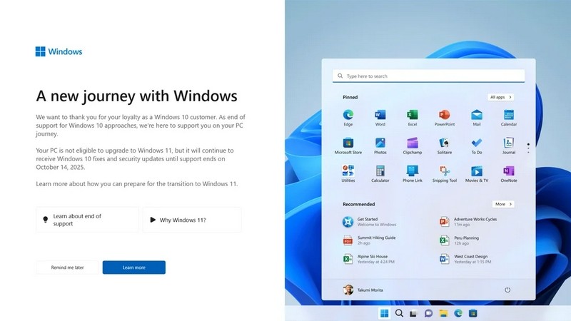 Microsoft počeo da prikazuje Windows 11 reklame u Windows-u 10