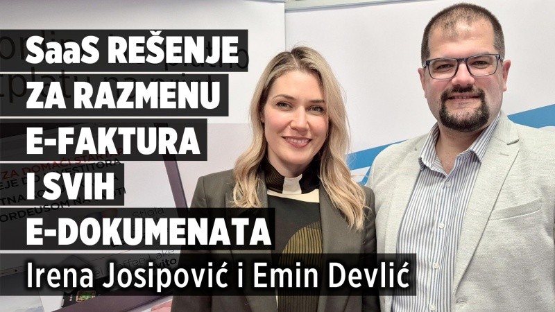 PC Press video: SaaS rešenje za razmenu eFaktura sa celim svetom! | Irena Josipović i Emin Devlić, Unimaze