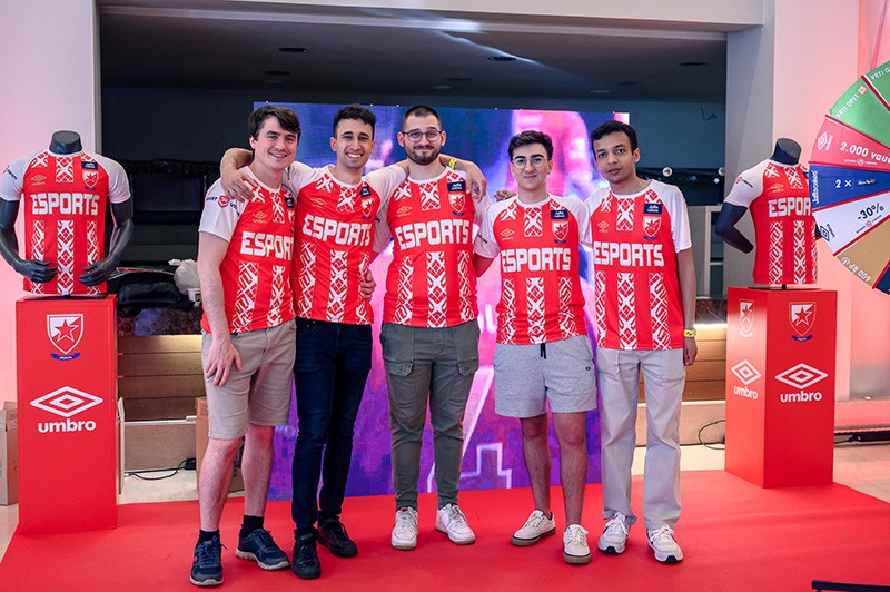 Crvena zvezda Esports predstavlja novi dres u saradnjisa Sport Visionom i Umbrom