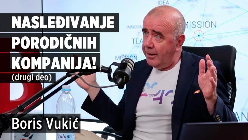 PC Press video: Nasleđivanje porodičnih kompanija i vlasništvo druge generacije (drugi deo) | Boris Vukić