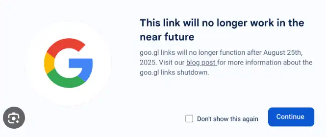 Google najavio da će od 25. avgusta 2025. svi goo.gl skraćeni URL linkovi postati nevažeći