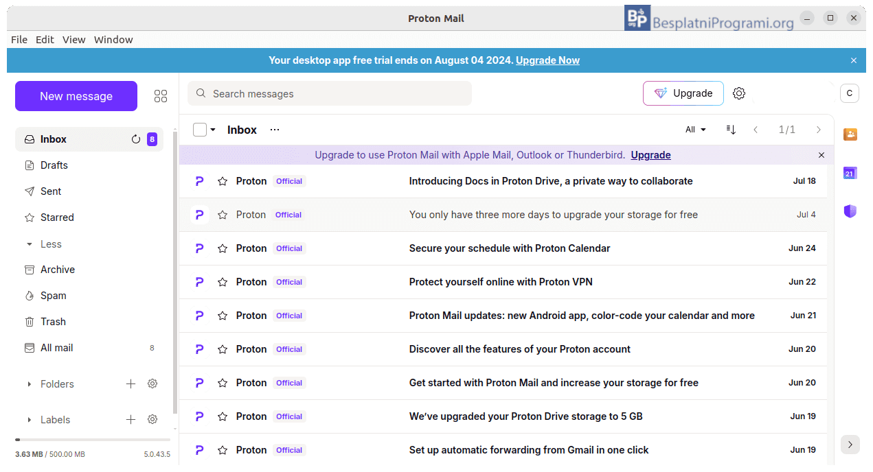 ProtonMail – sigurna i privatna e-pošta