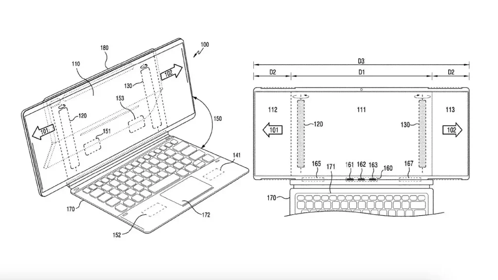 Samsung patent otkriva revolucionarni koncept horizontalno proširivih ekrana