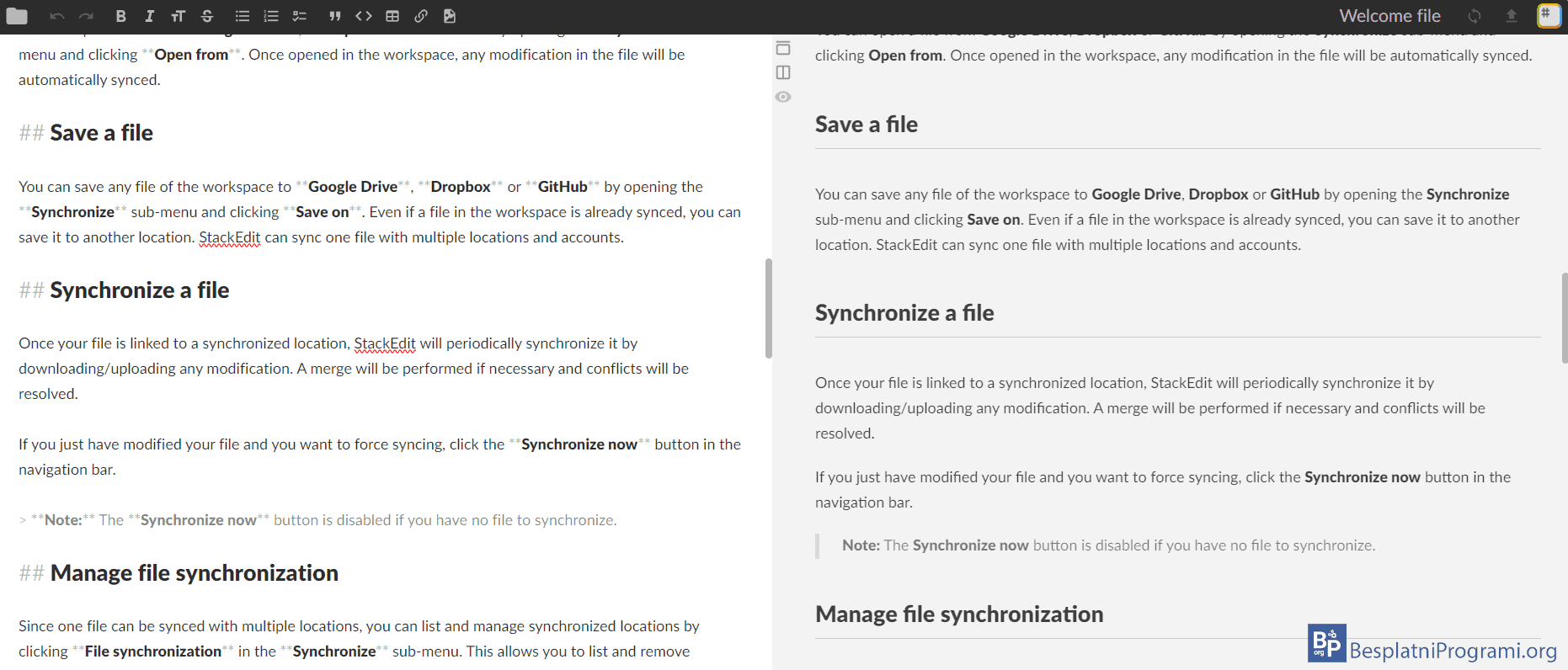 StackEdit – moć jednostavnosti u uređivanju dokumenata