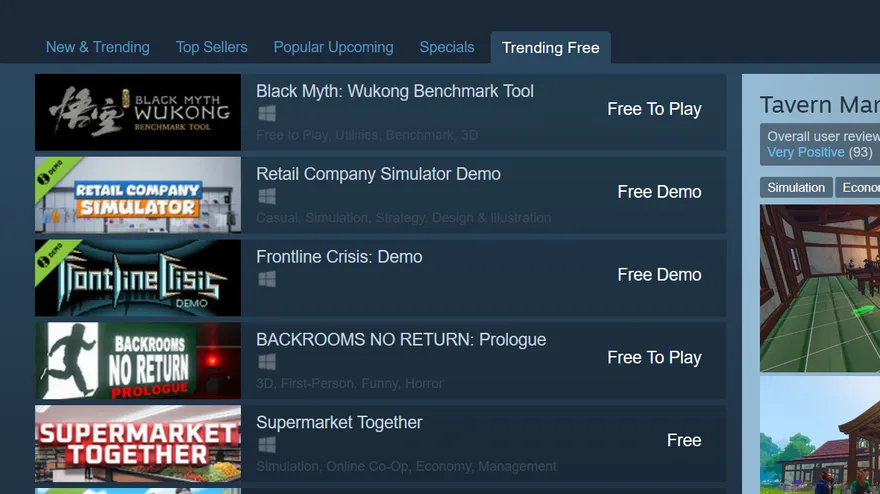 Valve je učinio lakšim pronalaženje besplatnih igara na Steam-u