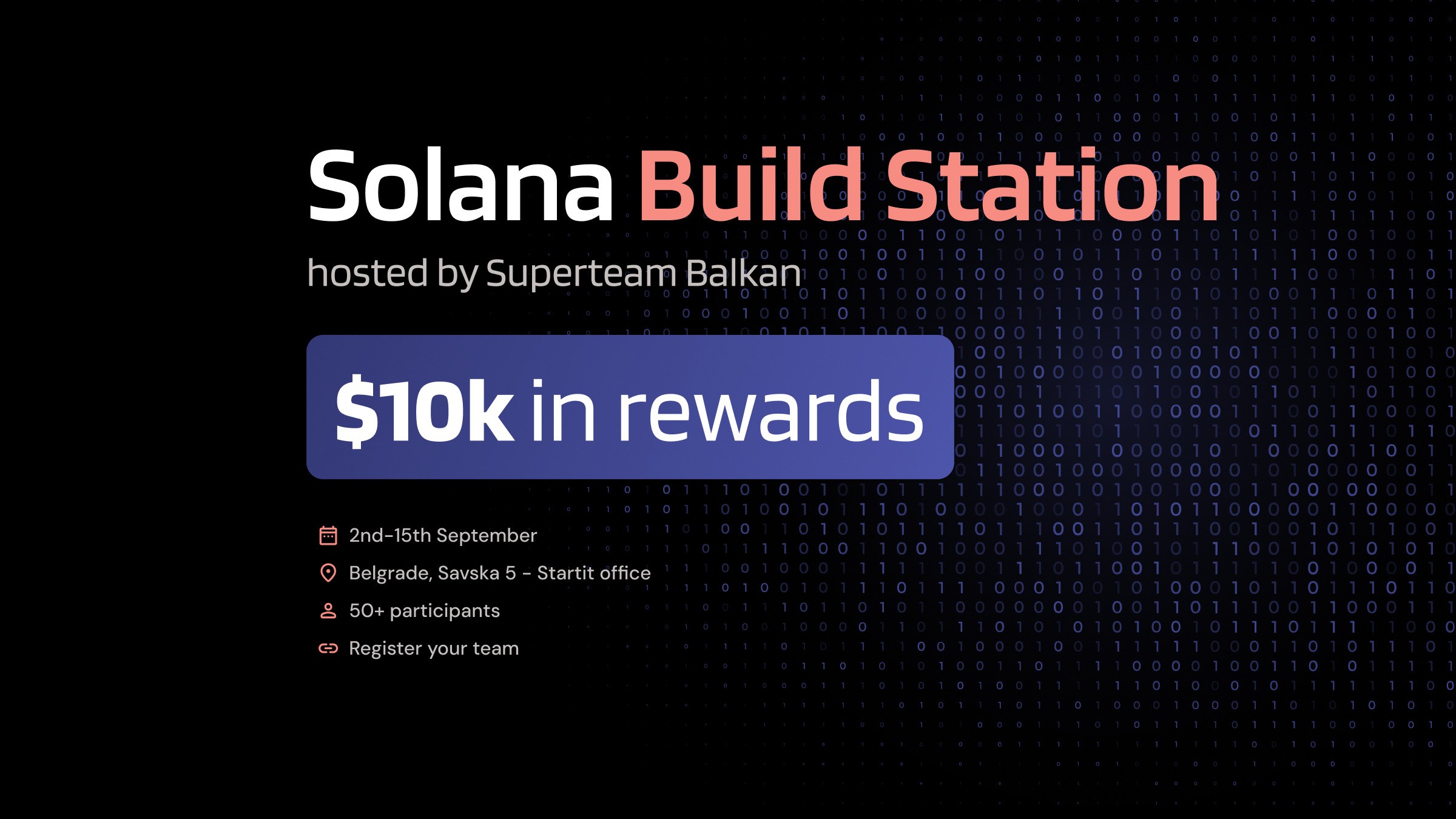 Solana Build Station startuje u ponedeljak, 10.000$ u nagradama, podrška mentora za razvoj na Solana blockchainu