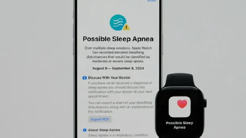 Otkrivanje apneje u snu moguće uz Apple Watch